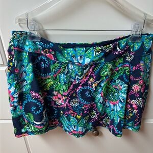 Lilly pink, blue and green XL Luxletic skort. Fun pattern!